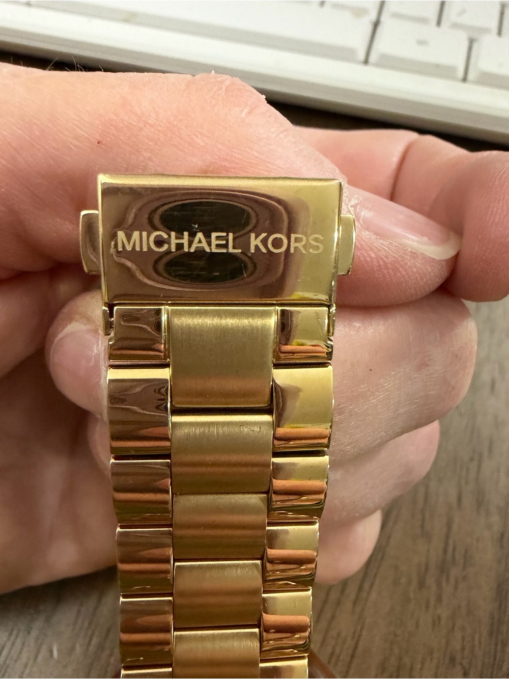 Michael Kors MK3264 Gold Watch with Pink Dial - Picture 11 of 12